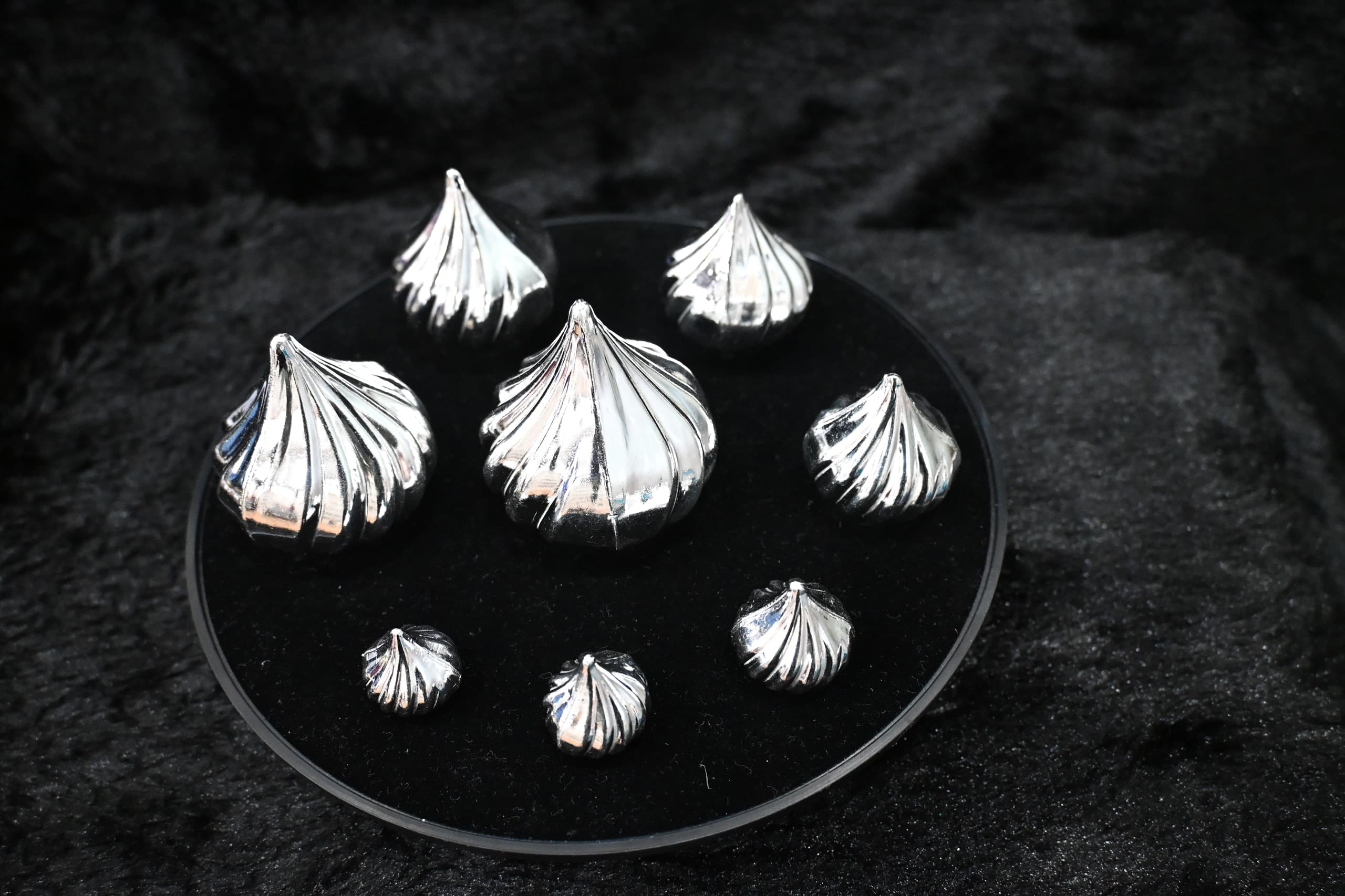 Silver Solid Modak Set